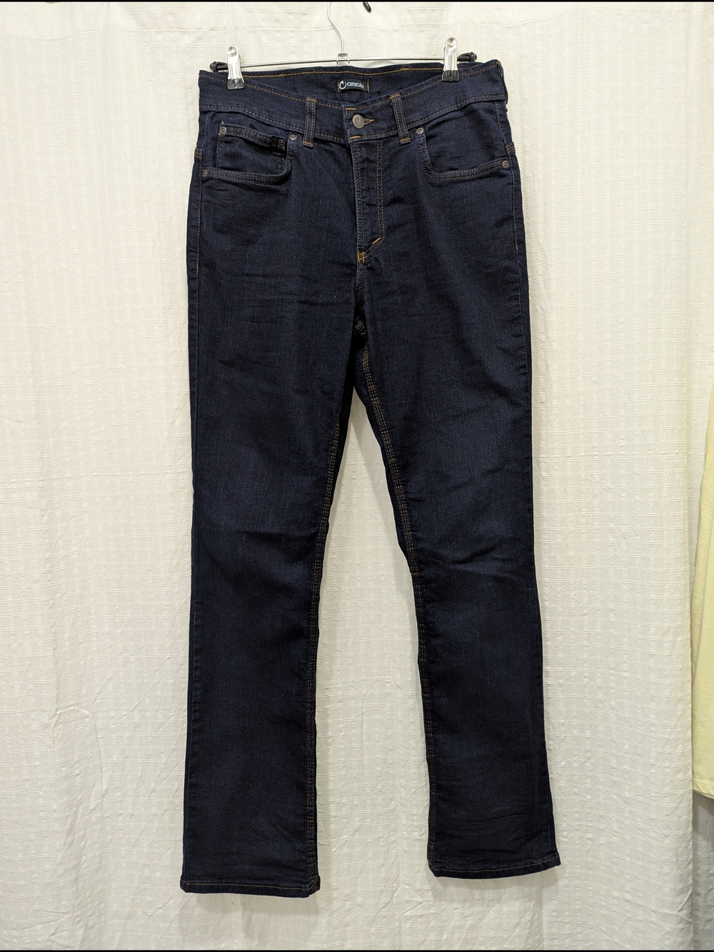 Men's Origin Jeans Dark Indigo Slim Straight Jeans